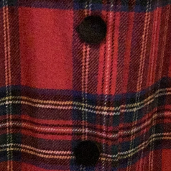 ModCloth by Hell Bunny Sending Plaid Tidings Coat! - Picture 10 of 12